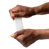 ROMP - MOSH TRANSPARENT MALE MASTURBATOR WITH 6 CM REVERSBLE SHEATH
