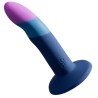 ROMP - PICCOLO HARNESS + SILICONE DILDO WITH TRICOLOR SUCTION CUP 14 CM