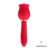 Rosa con Succion y Vibrador 2 en 1