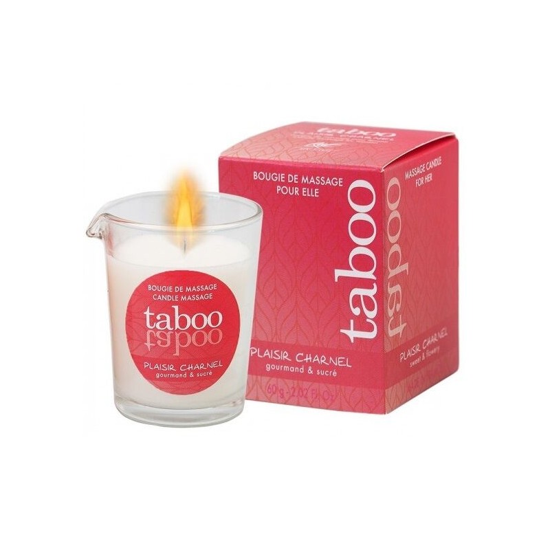 RUF - TABOO MASSAGE CANDLE FOR HER PLAISIR CHARNEL COCOA FLOWER SCENT