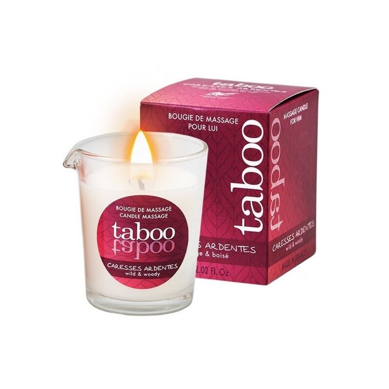 RUF - TABOO MASSAGE CANDLE FOR HIM CARESSES ARDENTES FERN SCENT