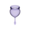 SATISFYER - FEEL GOOD MENSTRUAL CUP PURPLE 15 + 20 ML