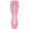 SATISFYER - THREESOME 3 VIBRATOR PINK