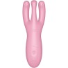 SATISFYER - THREESOME 4 VIBRATOR APP PINK