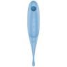 SATISFYER - TWIRLING PRO AIR PULSE STIMULATOR & VIBRATOR BLUE