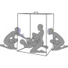 SECRET DOME - KINK CLUB CABIN SCANDALE PURPLE