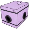 SECRET DOME - KINK CLUB LA NICHE CABIN PURPLE