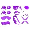 Set Bondage de 10 Piezas Púrpura