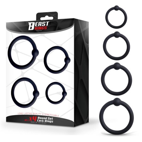Set de 4 Anillos para el Pene Silicona