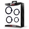 Set de 4 Anillos para el Pene Silicona