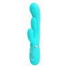 Shania Vibrador con Lengua y Thumping Turquesa