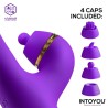 Siter 2.0 Vibrador con Lengua Flapping, Golpeteo y Cabezales Intercambiables