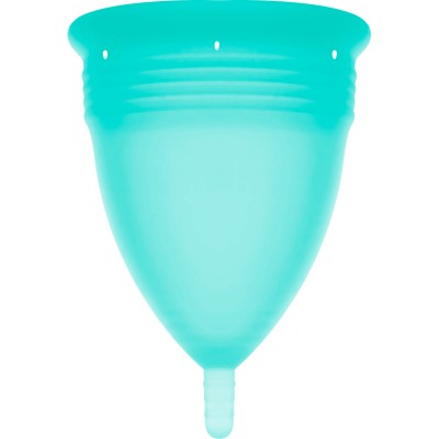 STERCUP - FDA SILICONE MENSTRUAL CUP AQUAMARINE - SIZE S