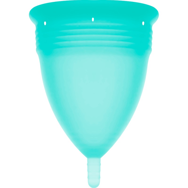 STERCUP - FDA SILICONE MENSTRUAL CUP AQUAMARINE - SIZE S