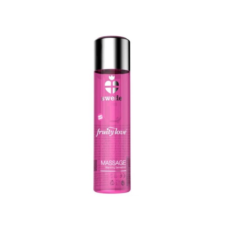 SWEDE - FRUITY LOVE WARMING EFFECT MASSAGE OIL PINK GRAPEFRUIT WITH MANGO 60 ML