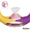 Two Lovers 3 in 1 Vibrador con Finger y Succión