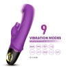 Vibrador con Rotación 360º Purpura