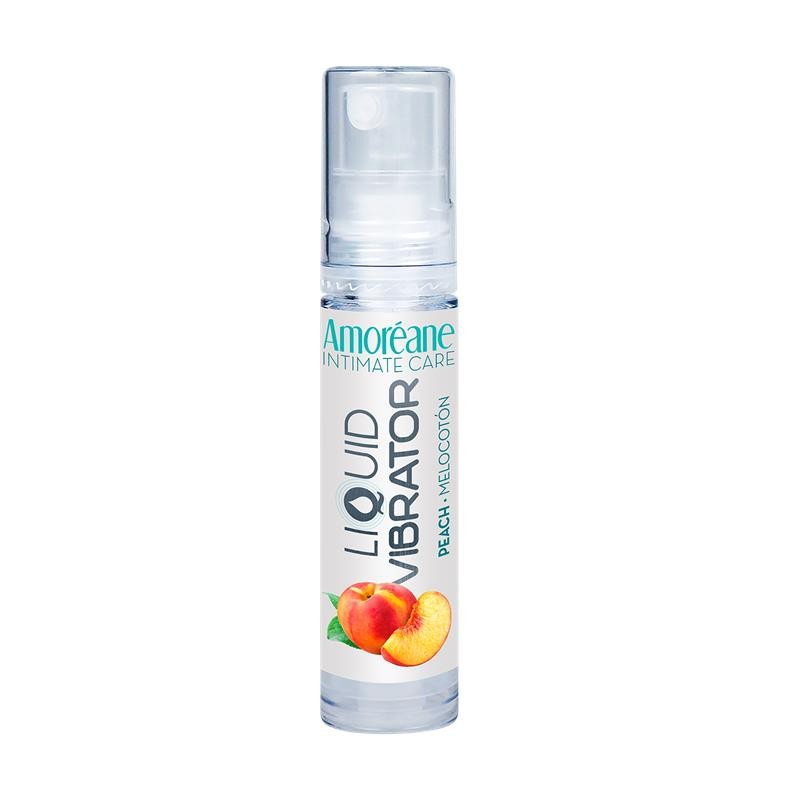 Vibrador Líquido Base Agua Melocotón 10 ml