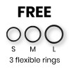 X RAY - HARNESS WITH SILICONE RINGS