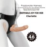 BAILE - STRAP-ON DE DOBLE PENETRACIÓN CHARLOTTE HOLLOW FLESH
