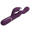 PRETTY LOVE - LOURSEN RABBIT VIBRATOR WITH THRUSTING MOTION AND 7 VIBRATIONS USB RECHARGEABLE PURPLE