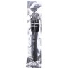 ALL BLACK - DILDO ANULAR CON NUDOS DE BAÑO SILICONA 27 CM