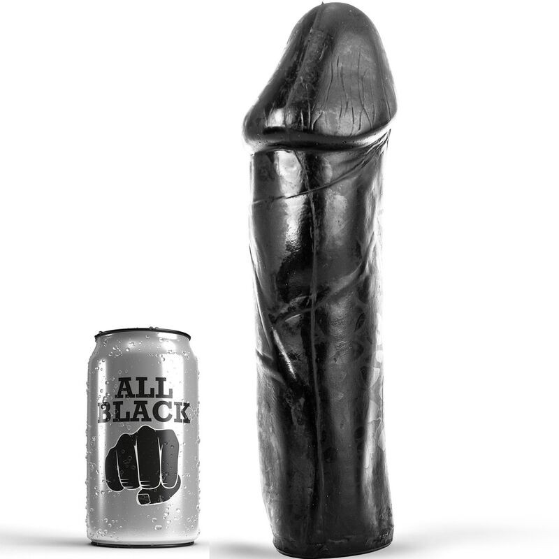 ALL BLACK - Pene 28 CM Sin Testículos