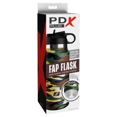 PDX PLUS - FAP FLASK HAPPY CAMPER DISCREET MASTURBATOR CAMOUFLAGE