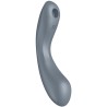 SATISFYER - CURVE TRINITY 1 AIR PULSE VIBRATION GREY