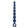 MR PLAY - BLUE SILICONE ANAL BEADS & ANAL PLUG 26.7 CM