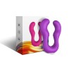 Vibrador Doble para Parejas Púrpura