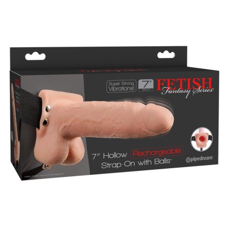 Arnes Dildo Hueco con Vibración 7