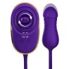 SHE.E.O - CLITORAL SUCTION TOOL WITH LICKING EFFECT AND PURPLE ANAL STIMULATOR
