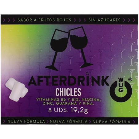 WUG After Drink â The functional chewing gum that helps you regain energy after a night out. BLISTER