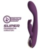PRETTY LOVE - EMMA RABBIT PURPLE VIBRATOR WITH STIMULATOR