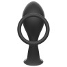 ADDICTED TOYS - ANAL PLUG WITH BLACK SILICONE RING