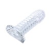 BAILE - REVESTIMIENTO DE PENE CON PUNTOS ESTIMULANTES TRANSPARENTE 14 CM