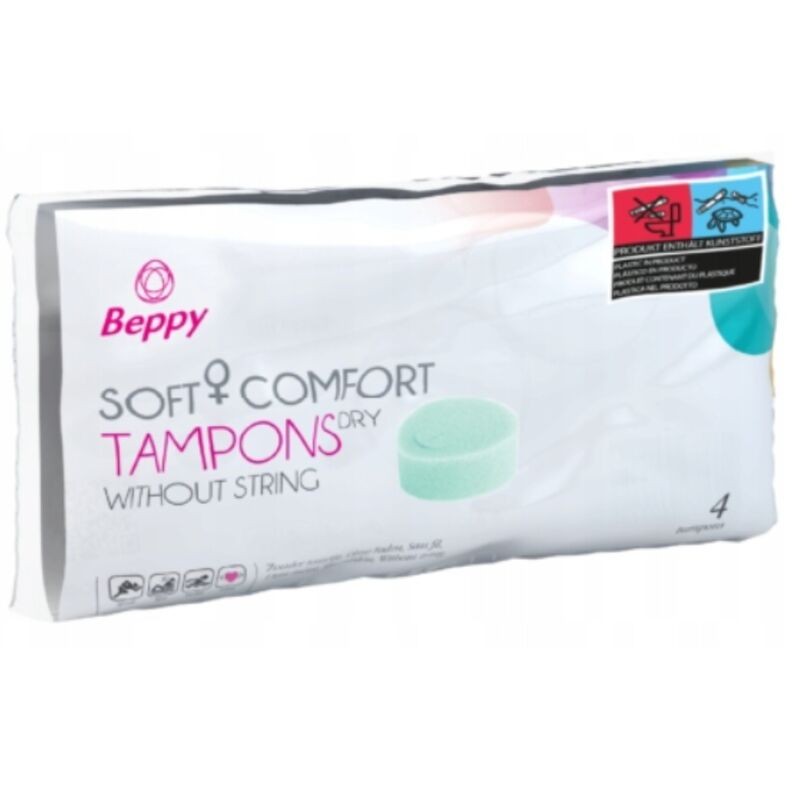 BEPPY - CONDOMS SUAVES CÓMODOS SECOS 4 UNIDADES