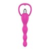 Cadena Anal con Vibración Rosa