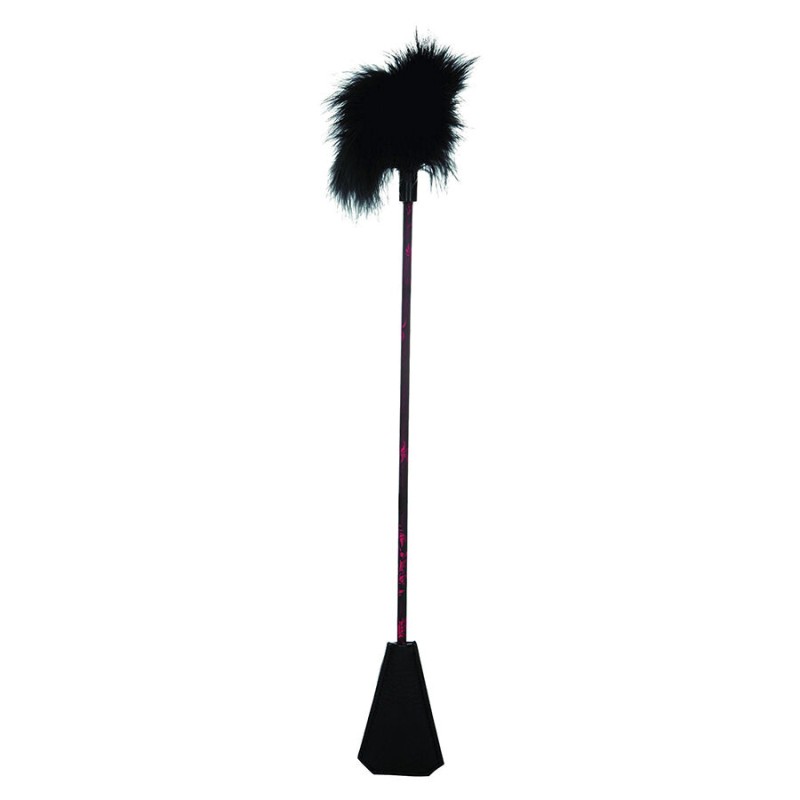 CALEXOTICS - SCANDAL BLACK FEATHER WHIP