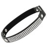 COQUETTE CHIC DESIRE - VEGAN LEATHER CHOKER WITH HEART