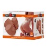 CRAZY BULL - REALISTIC FEMALE TORSO MASTURBATOR DUAL ENTRY WITH VIBRATION AND SUCTION NATURAL COLOR