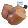 CRAZY BULL - REALISTIC FEMALE TORSO MASTURBATOR DUAL ENTRY WITH VIBRATION AND SUCTION NATURAL COLOR