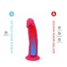 Dildo Dual Density Mod. 2 - 6 Rosa