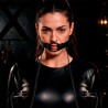 FETISH SUBMISSIVE - GAG RING WITH NIPPLE CLAMPS