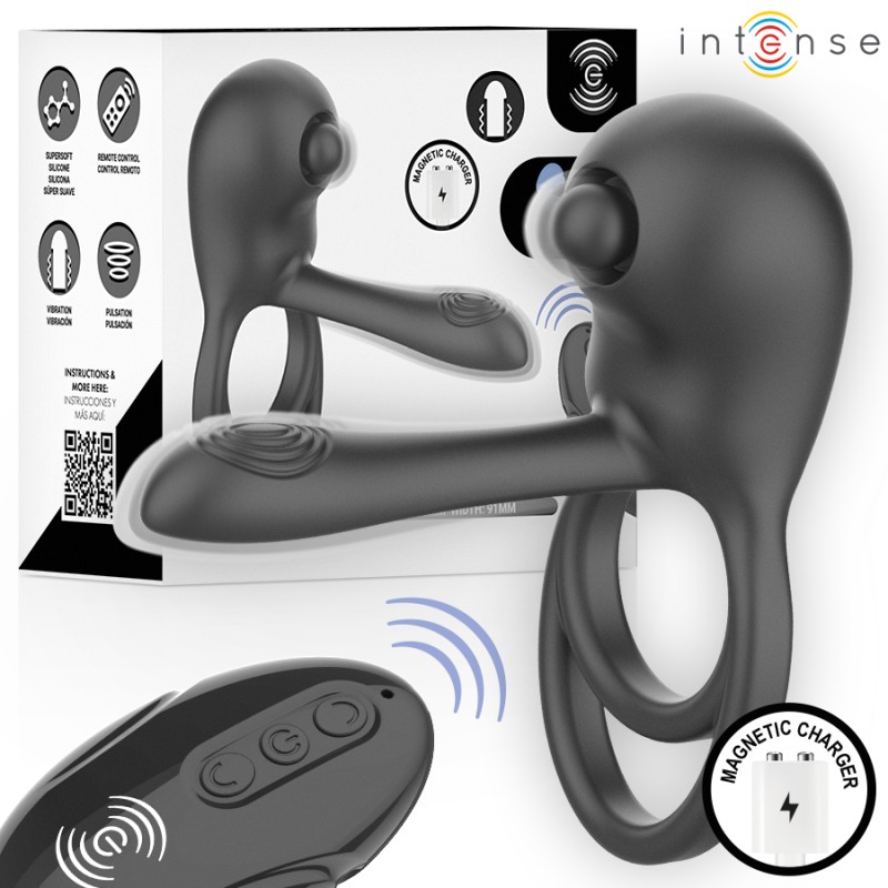 INTENSE - SPIKE REMOTE CONTROL VIBRATING PENIS RING