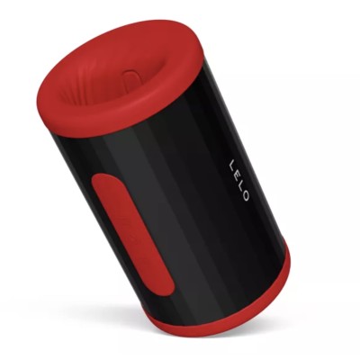 LELO - F2S DOUBLE SONIC MALE STROKER WITH DUAL SONIC STIMULATION RED