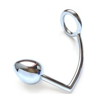 METAL HARD - RING WITH ANAL HOOK 40MM