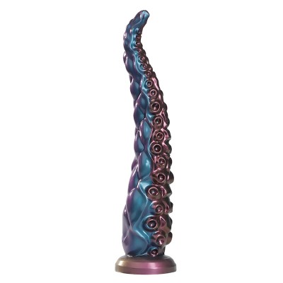 POWER MONSTERS - ABYSSAL TENTACLE TRICOLOR FANTASY SILICONE DILDO 46 CM Ã 7 CM