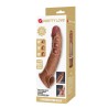 PRETTY LOVE - ADJUSTABLE PENIS EXTENSION SLEEVE 26 CM Ã 4 CM BROWN